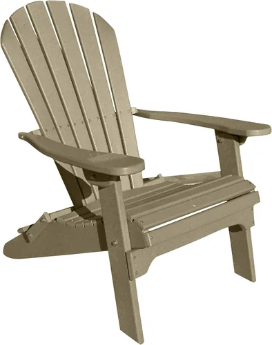 Vista 8 de Phat Tommy Silla Adirondack plegable – Silla Adirondack de polietileno de polietileno de alta densidad – resistente plástico reciclado – Muebles