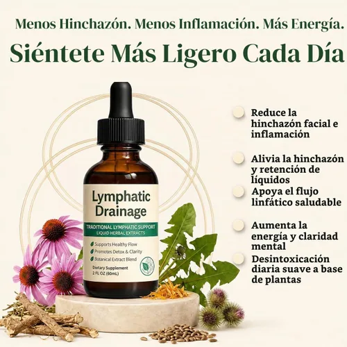 Vista 2 de Gotas de drenaje linfático, alivio de la hinchazón y desinflado, sistema