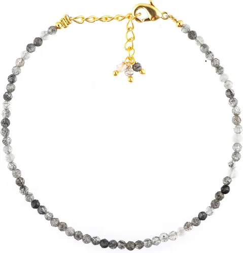 Vista 11 de TGH Pulsera de cuentas naturales con piedras preciosas microfacetadas, joyería para ella, cristales curativos energéticos de piedra natal, cadena