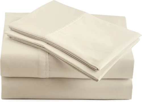 Vista 23 de Peru Pima Juego de sábanas de satén de 800 hilos, 100 % algodón peruano Pima, 3 piezas (plano, ajustado, 1 funda de almohada), refrescante, fresco