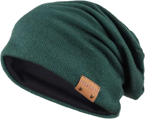 Vista 67 de FORBUSITE Gorro de punto largo holgado para hombre para verano e invierno, de gran
