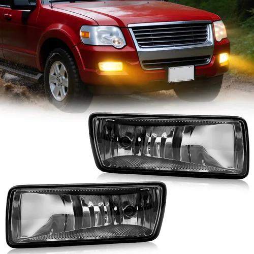Vista 62 de Fog Lights Compatible With 2013 2014 2015 Ford Explorer Front Bumper Driving Lamp Assembly Clear Lens