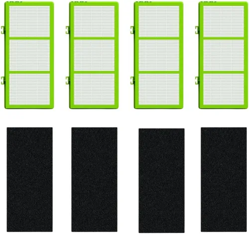 Vista 2 de Nispira AER1 HAPF300AHD - Filtros de eliminación de alérgenos para purificador de aire Holmes HAPF300AH-U4R HAPF30AT HAP242-NUC, 4 HEPA 4 Carbon