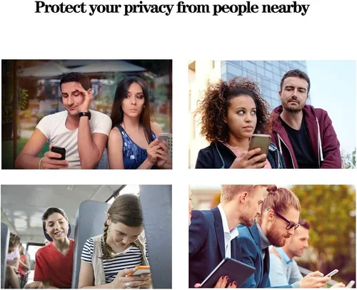 Vista 9 de [Paquete de 2] para Samsung Galaxy S20 FE / A53 / A52 / A51 Protector de pantalla de privacidad de vidrio templado antiespía