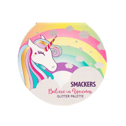Vista 6 de Lip Smacker Paquete de la amistad de brillo de labios con sabor líquido Paleta de maquillaje de sombra de ojos tropical, sandía, algodón de azúcar