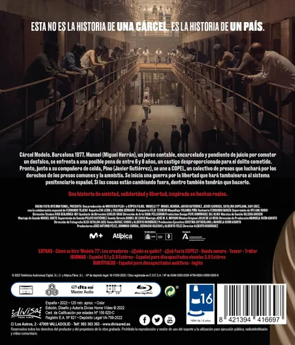 Vista 2 de Prison 77 (2022) ( Modelo 77 ) Blu-Ray, Reg.ABC Import - Spain
