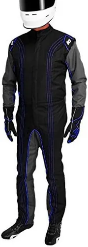 Vista 5 de K1 Race Gear CIK/FIA traje de competición de go kart, nivel 2, aprobado, M, Rojo