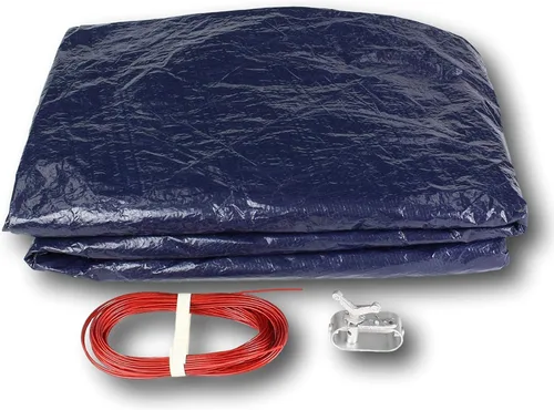 Vista 2 de Pureline Denali - Cubierta ovalada para piscina de invierno, 16 x 32 pies, 8 años de garantía