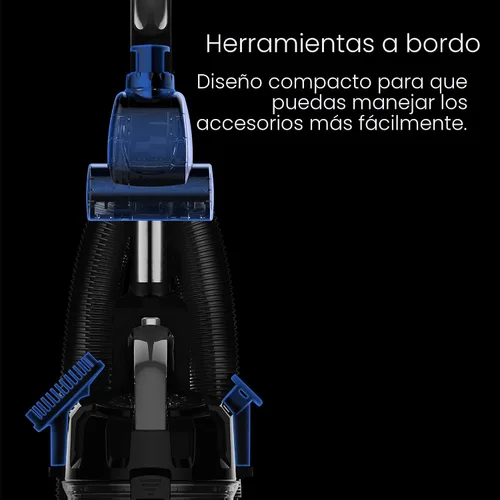 Vista 7 de Eureka PowerSpeed Aspiradora Vertical Ligera para Alfombras y Pisos Duros, Potente Aspiradora Vertical sin Bolsa para el Hogar con Mascotas Azul
