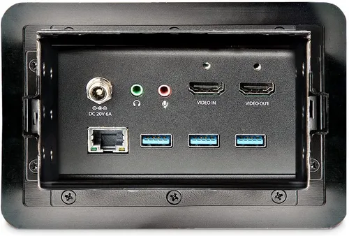 Vista 3 de StarTech Conference - Base universal para laptop, 4K HDMI, 60W PD, GbE, TAA