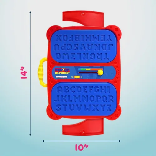 Vista 3 de Winning Fingers - Juego de mesa desplegable para niños con piezas de rompecabezas del alfabeto, divertido juguete educativo para 2 jugadores y 2