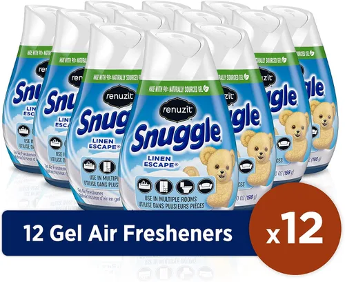 Vista 9 de Renuzit Snuggle Linen Escape - Ambientador ajustable, cono de 7 onzas (paquete de 12)