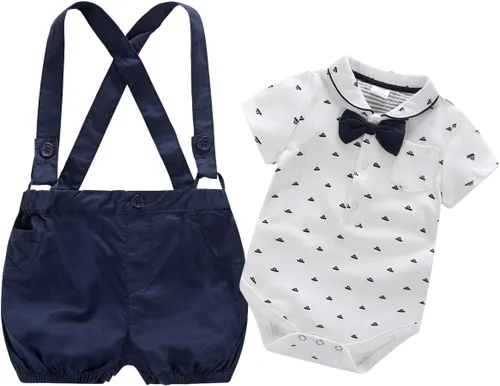 Vista 20 de Conjunto de traje de caballero para bebé niño