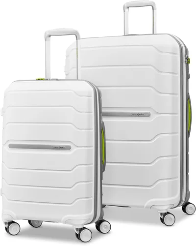 Vista 51 de Samsonite Freeform de carcasa rígida expandible con ruedas giratorias dobles, Negro