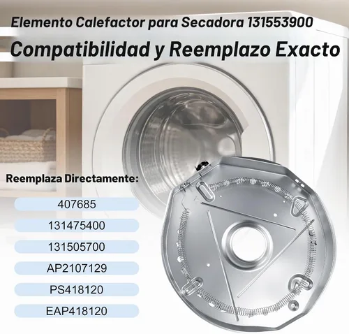 Vista 6 de 131553900 - Kit de montaje de elementos calefactores para secadora