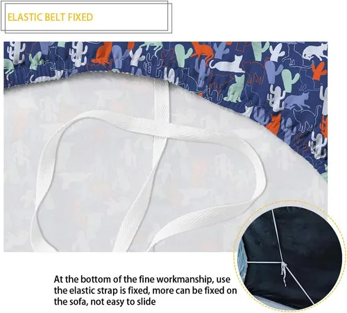 Vista 6 de Doginthehole - Funda de sofá moderna para decoración del hogar, diseño de bosques