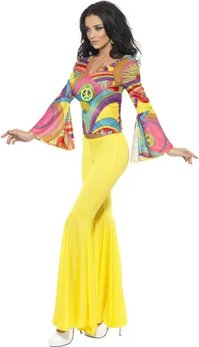 Vista 3 de Smiffy's Fever 70's Groovy Babe para mujer