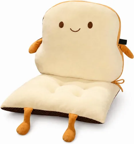 Vista 10 de ChezMax juego de almohadón relleno con acolchado, respaldo y asiento, para auto; silla mecedora cuadrada plegable, con estampado de caricaturas