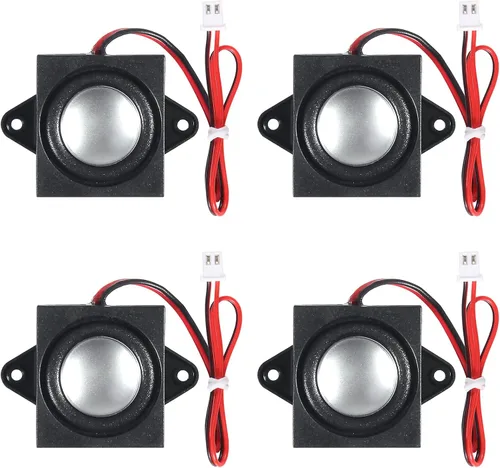 Vista 6 de 4 piezas de altavoz mini de 4 ohmios, 3 vatios, altavoz micro para Arduino con longitud de línea de 11 mm, terminal JST-PH2.0mm de 2 pines