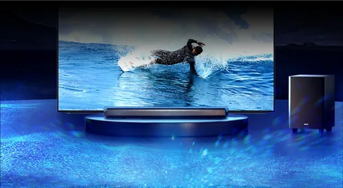 Vista 2 de Edifier Sistema de altavoces B700 Dolby Atmos - Barra de sonido 5.1.2 con subwoofer inalámbrico