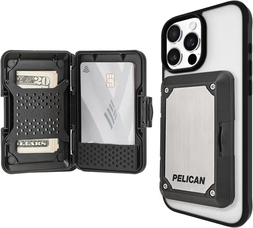 Vista 10 de Pelican MagSafe Wallet para iPhone - Cartera magnética delgada para Negro