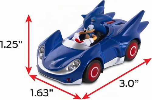 Vista 4 de NKOK Sonic the Hedgehog - Figura fundida a presión a escala 1:64, a partir