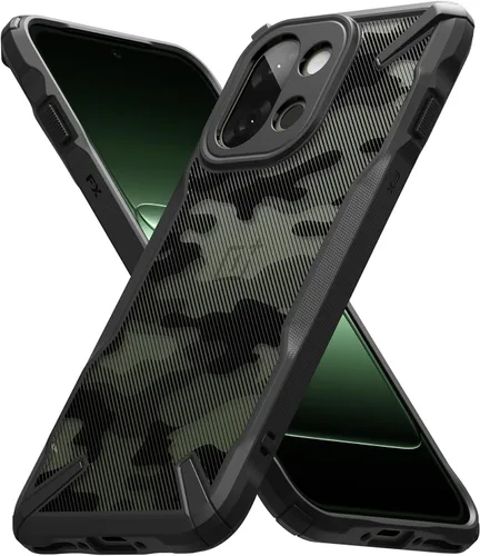 Vista 17 de Ringke Fusion-X [Recortes precisos para lentes de cámara] Compatible con OnePlus 12, parachoques aumentado, parte trasera dura, resistente, funda