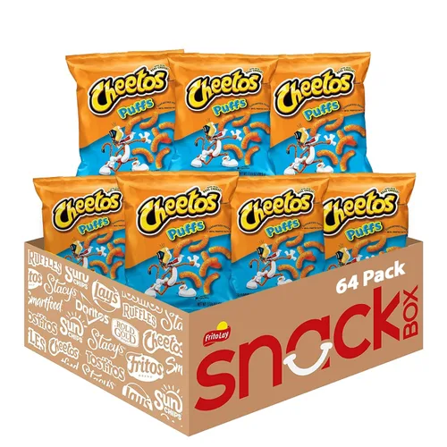 Vista 14 de Cheetos - Bocadillos con sabor a queso, crujientes, 2 onzas (paquete de 64)