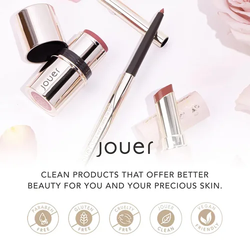 Vista 6 de Jouer Paris Lights - Sombra de ojos líquida metálica - Sombra de ojos en crema brillante de larga duración y a prueba de arrugas, acabado cromado