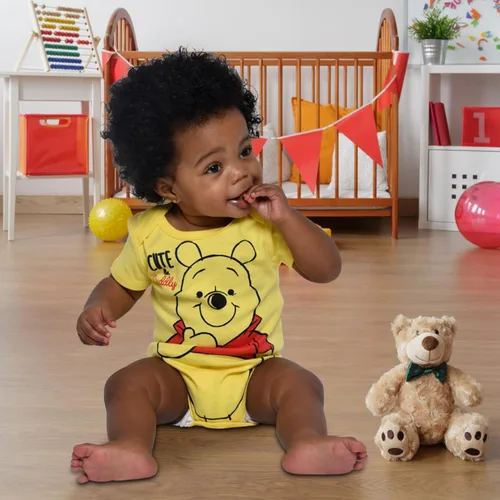 Vista 2 de Disney Paquete de 5 mamelucos para bebé recién nacido a bebé (recién nacido - 24 meses)