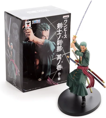 Vista 5 de Banpresto One Piece Swordsmans Moment Volume 1 Roronoa Zoro Figura