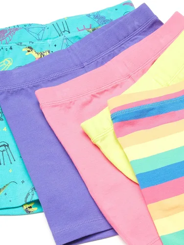 Vista 3 de Tienda Essentials Girls and Toddlers' Midi Bike Shorts (Previously Spotted Zebra), Multipacks