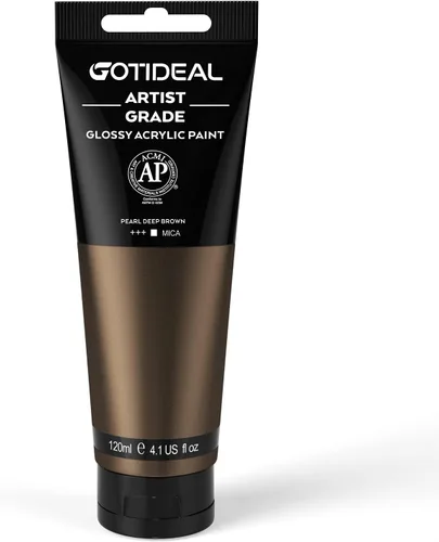 Vista 34 de GOTIDEAL - Pintura acrílica iridiscente, rojo camaleón, de 4.1 oz, no tóxicas, no se decoloran; ricos pigmentos para artistas adultos y niños