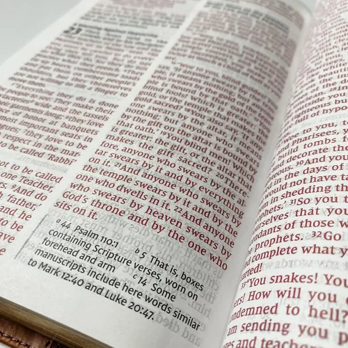 Vista 6 de Biblia NIV de letra manuscrita y grabado láser de letra grande, regalo personalizado, grabado de nombre personalizado disponible