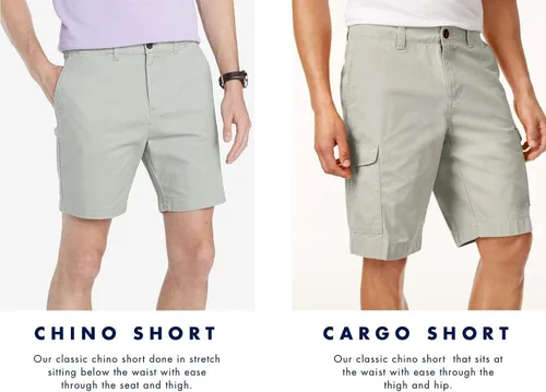 Vista 5 de Tommy Hilfiger Pantalones cortos cargo de algodón elástico con 6 bolsillos para hombre