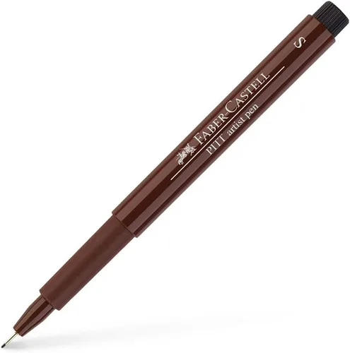 Vista 8 de Faber-Castell Art & Graphic Pitt Artist Pen Fineliner India Ink Pen, Negro, Bolígrafo Pitt Individual, para Arte, Manualidades, Dibujo, Bocetos