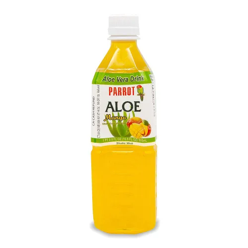 Vista 4 de Parrot Marca Aloe Vera Jugo Bebida Sabor Coco 16.9 fl oz 16.9 oz (Paquete de 10)