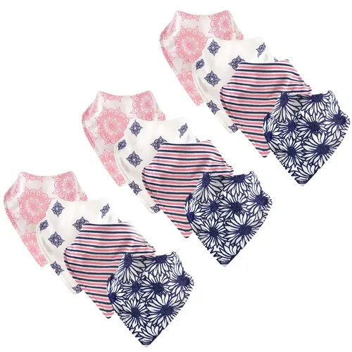 Vista 2 de Touched by Nature Baberos unisex de algodón orgánico para bebé, zorro, talla única