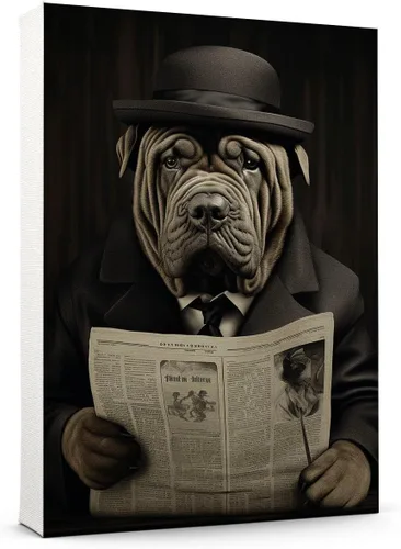 Vista 62 de Thuan Affenpinscher - Póster de lienzo con tus fotos, arte de pared para decoración del hogar, regalo conmemorativo para amantes de las mascotas
