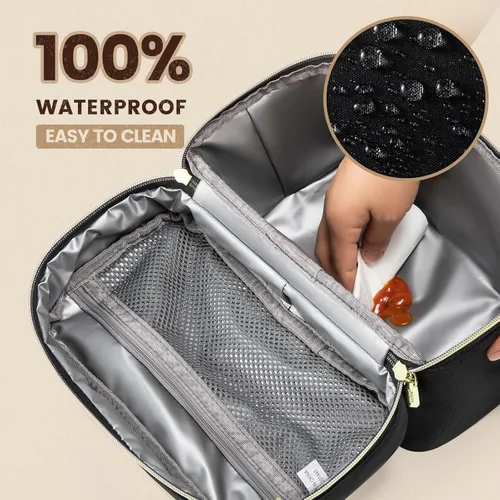 Vista 6 de LOVEVOOK Lonchera para mujeres, bolsa de almuerzo aislada para mujeres adultas, bolsa de refrigeración a prueba de fugas para oficina, picnic