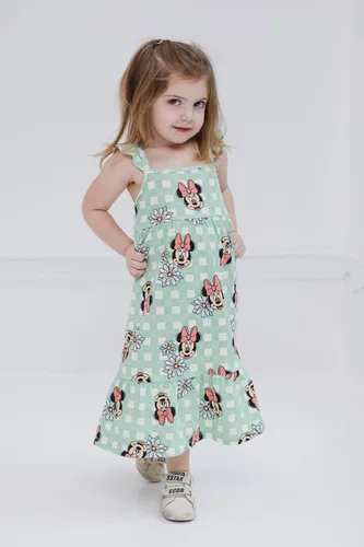 Vista 5 de Disney Minnie Mouse - Vestido midi para niñas pequeñas y grandes, diseño de sirena, Ariel