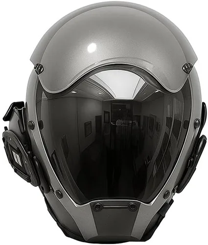 Vista 4 de Karc Casco Daft Punk de resina para hombre, accesorios de disfraz de Thomas Guy Manuel para fanáticos, colección Halloween Cosplay