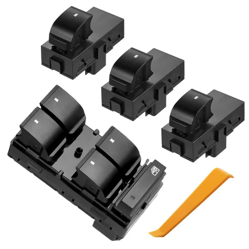 Vista 8 de Interruptor de ventana de pasajero, compatible con Chevy Silverado Tahoe