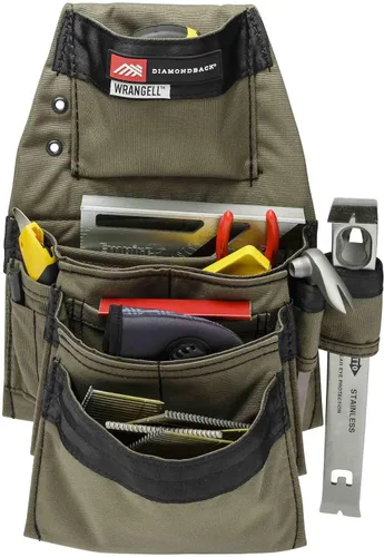 Vista 6 de Sistema de cinturón de herramientas Diamondback Denali 2.0 - Incluye cinturón Diamondback de 15 cm, fundas para martillo y barra plana - Perfecto
