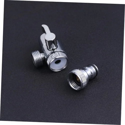 Vista 5 de DOITOOL Adaptador de grifo separador de agua, paquete de 2 adaptadores de entrada de lavadora para manguera de lavadora