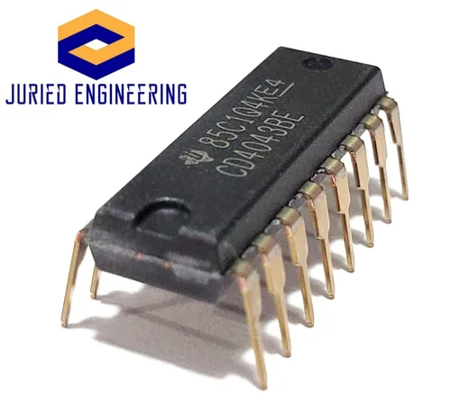 Vista 4 de CD4043BE CD4043 CD4043 CD4043 CMOS Quad NOR R/S Pestillo con 3 salidas de estado Breadboard IC DIP-16 (paquete de 5)