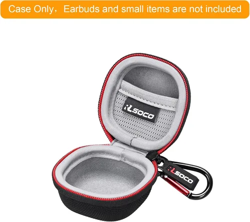 Vista 4 de RLSOCO Funda de transporte para Samsung Galaxy Buds Core/Galaxy Buds FE/Galaxy Buds 2 Pro/Galaxy Buds Pro/Galaxy Buds 2/Galaxy Buds Live True Negro