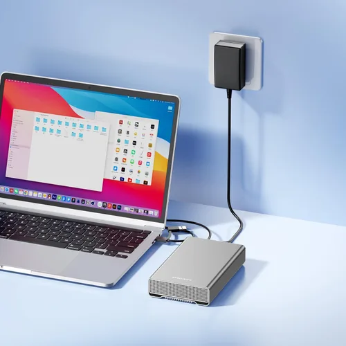 Vista 4 de Avolusion PRO-G2 14TB USB 3.2 Gen 2 (10Gbps) Disco duro externo USB-C para Windows/MacOS (plata)