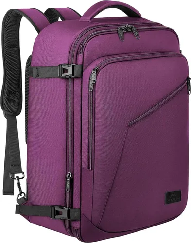 Vista 114 de MATEIN - Mochila de viaje extragrande de 10.56 galones, mochila de viaje ampliable apta para aerolíneas, para viajeros de fin de semana, hombres