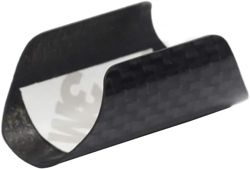 Vista 5 de Trigo Protector de carbono para marco trasero Brompton, protector de horquilla trasera Junta de parche protector de carbono Accesorios de bicicleta